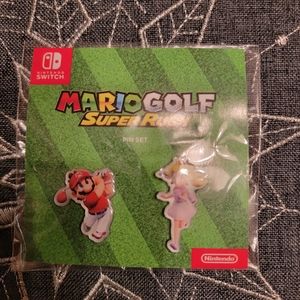 Mario Golf Pins